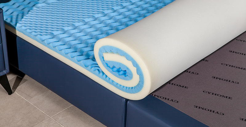 Gel Memory Foam-NJ40 Azul Bolsa comprimible y enrollable